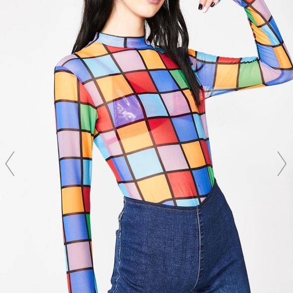 NWOT Lazy Oaf dance all night top In S - Picture 4 of 7